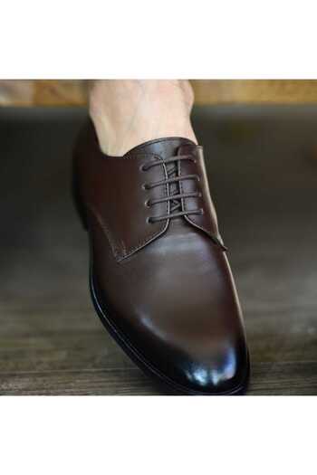 Savira Genuine Leather, Classic Model, 4 Seasons, Inner and Outer Leather Men's Shoes