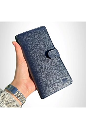 SANATE COLLECTION Hakiki Deri Unisex Cüzdan – Telefon Bölmeli, Kartlıklı Kişiye Özel İsim Yazılır