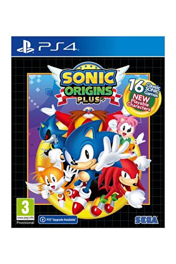 SEGA SpeedSpin Sonic Origins Plus – PS4 Adventure Pack