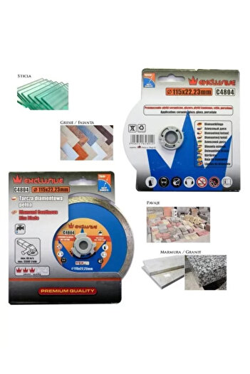 richmann Diamond Disc, Ceramic, Wet Cutting, 115 mm/22.23 mm,