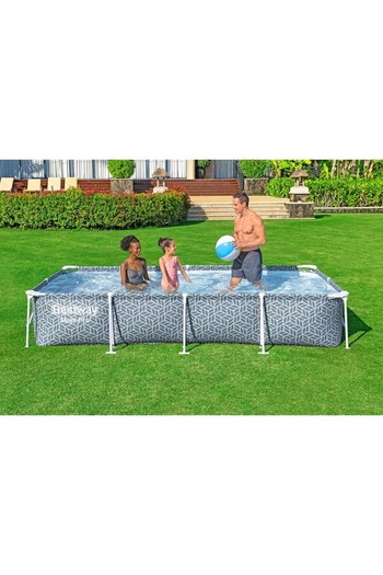BESTWAY ClearWater Frame Pool – Family Size 366x201x66 cm