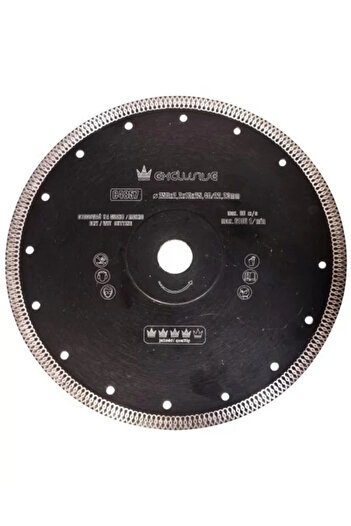 richmann exclusive Disc diamantat turbo subtire, placi ceramice, taiere umeda si uscata, 250 mm/25.4 mm, Richmann Exclu