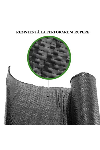 Strend Pro Tkanina na hubení plevele, polypropylenová, tkaná, černá, 100 g/m², 1x20 m