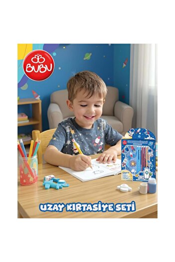 Bubu Bu-Bu Stationery Set Space