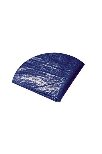 Strend Pro Voděodolná kulatá plachta s očky, průměr 5,4 m, PE, 120 g/m²
