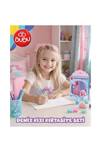 Bubu Bu-Bu Stationery Set Mermaid