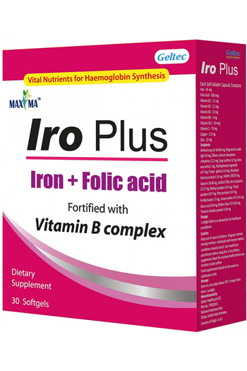 Maxima Iro Plus Capsules, 30 Pieces