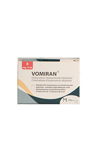 Pharma Vomran Used for Preventing and Treating Nausea and Vomiting, 4 Mg, 5X2 Ml