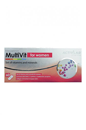 ACTIVLAB PHARMA Activlab Multivit for Women, 60 Tablets