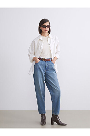 LC Waikiki Pantaloni de jeans pentru femei Barrel Fit
