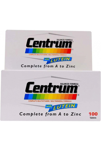Centrum Lutein Vitamin - 100 Tablets