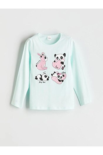 LC Waikiki Σετ πιτζάμες για κορίτσια LCW Kids Crew Neck (W5)