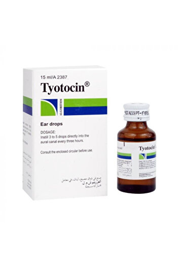Tyotocin for Relieving Ear Pain and Infections, Ear Drops, 15 Ml