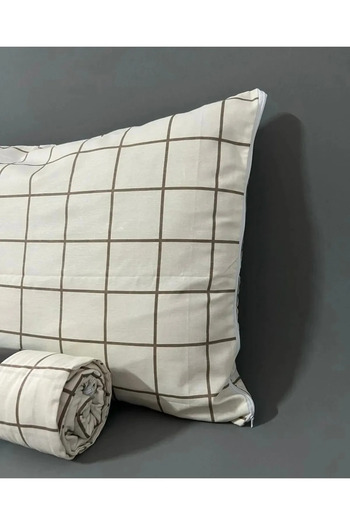 Shopyteks Square Patterned Fitted Sheet Set – Double 160X200 |   Soft Texture % Cotton % Comfortable
