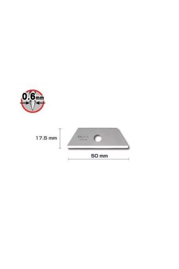 Olfa Trapezoidal Cutter Blades, 18 mm,