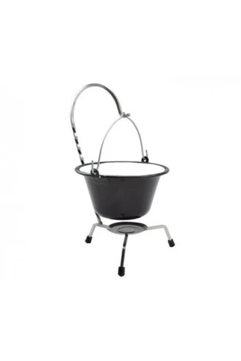 Perfect Home Support for Serving Cauldron, Chromed, Perfect Home
