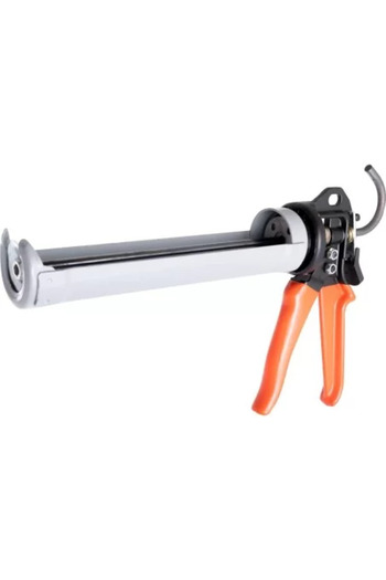 richmann exclusive Pistole, presa, cartus silikon, maner cauciuc, otel, 300 ml, 22,5 cm