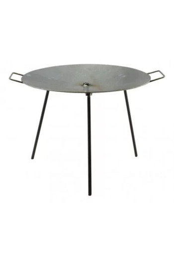 Perfect Home Barbecue Disc, Metallic, with Legs and Hook, 48.7 x 32 cm, Perfect Home