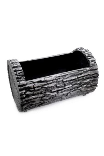 Strend Pro Dekorativní květináč s motivem kůry stromu 34 x 21 cm