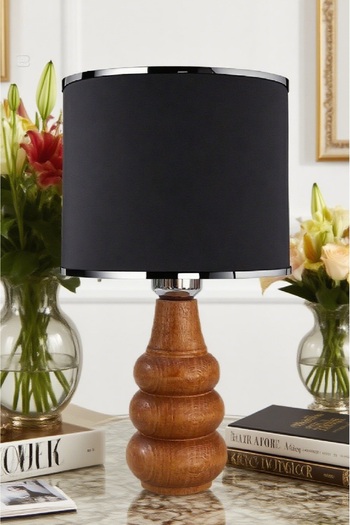 571 Store Sina Table Lampshade Wooden Body Fabric Headboard Decorative Table Lamp Night Light