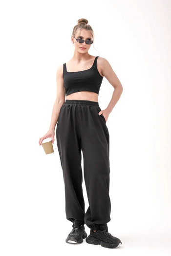 vladivosto Baggy Plus Size Loose Fit Summer 2 Thread Γυναικεία Grimelange Πόδι ελαστική φόρμα Jogger