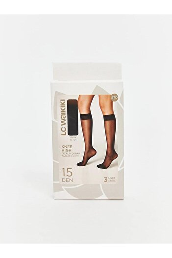 LC Waikiki Lcw Dream 15 Denier Women's Knee High Socks 3-Piece (W5)