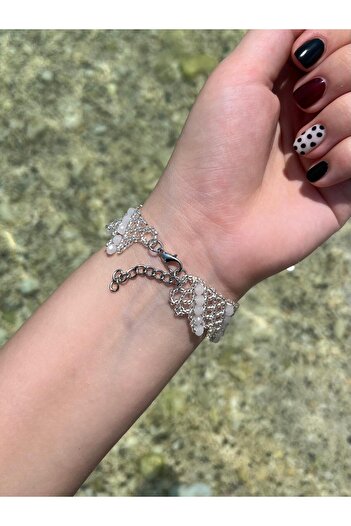 Beykan handmade Moonlight Lace Crystal Design Bracelet