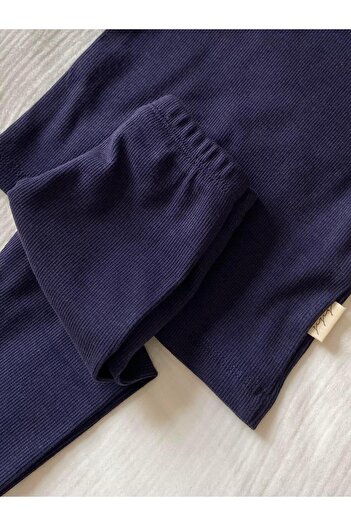 Zezig Navy Blue Camisole Suit 100% Cotton