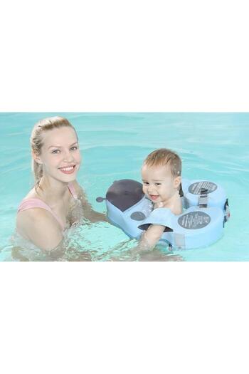 Schulzz Mambobaby Swimming Ring with Canopy Safety Lock for Children Swimsafe Arm Ring Ring 8-36 Months
