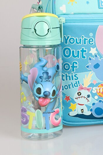 Stitch DEKOMUS İLE LİSANSLI STITCH"GALAXY POP KOLEKSİYONU" TERMOSLU BESLENME ÇANTASI,MATARA