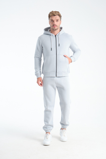 kaphone 10 Men's Pamulu 3 Thread Inside Fleece Full Zip Hooded Tracksuit Set