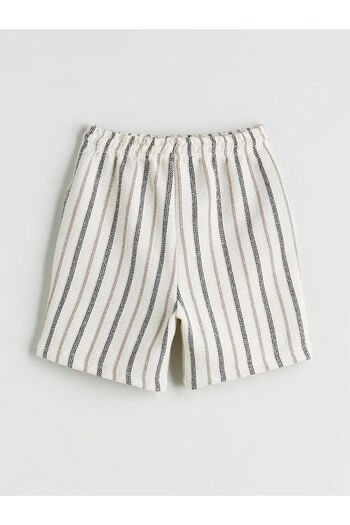 LC Waikiki Elastic Waist Striped Boy's Shorts
