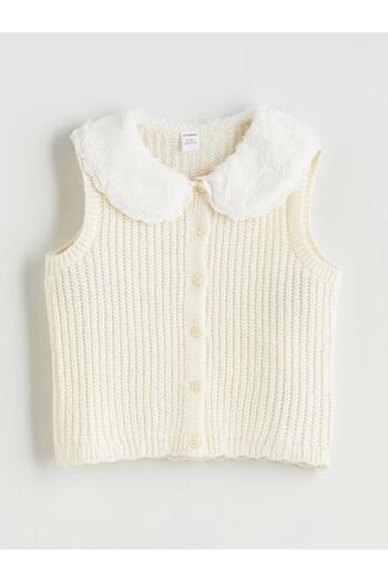 LC Waikiki Lcw Kids Crew Neck Girl's Knitwear Vest (W5)