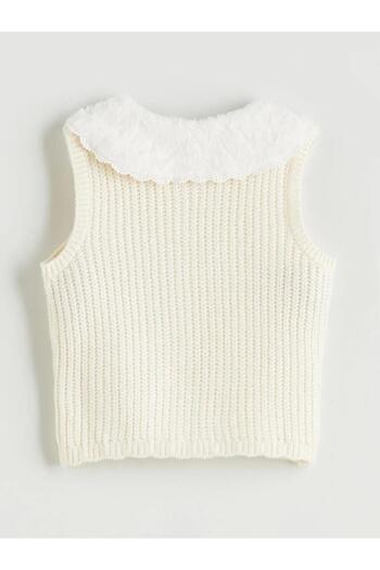 LC Waikiki Lcw Kids Crew Neck Girl's Knitwear Vest (W5)