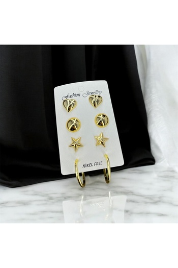 Candy Nuveria Set Earrings (4 Pieces)