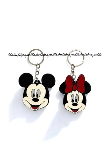 Capella Mickey and Minnie Mause Couple Keychain Dear Friend Keychain