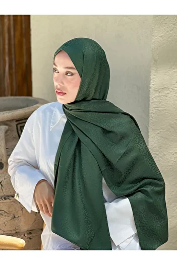 Modakaşmir Silky Jacquard Series Path Pattern Shawl