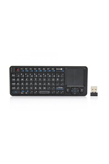 OEM Mini tastatură wireless Rii i6 cu telecomandă IR pe două fețe