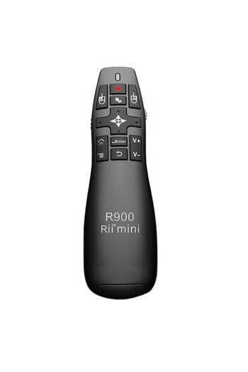 OEM Rii R900 air mouse with wireless laser remote control for presentations