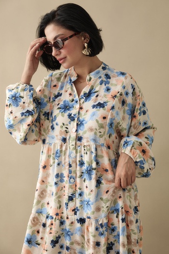 InStyle Φόρεμα Geranium Blue Mango