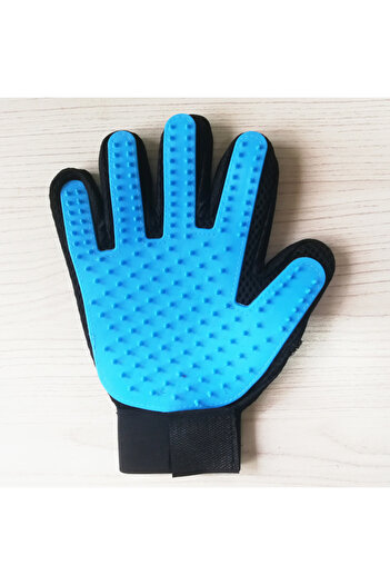 Choice3 sky blue right 1PC Cat Hair Remove Gloves Rubber Pet Beauty Cleaning Grooming Effective Massage Dog