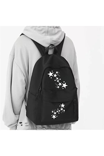 Touz Moda Stars Baskılı Unisex Okul Sırt Çantası