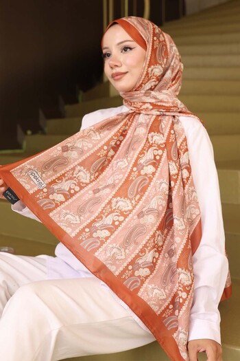benguen Ethnic Patterned Shawl Tile İpk115