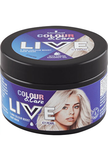 Schwarzkopf Live Icy Pearl coloring and care mask, 150 ml