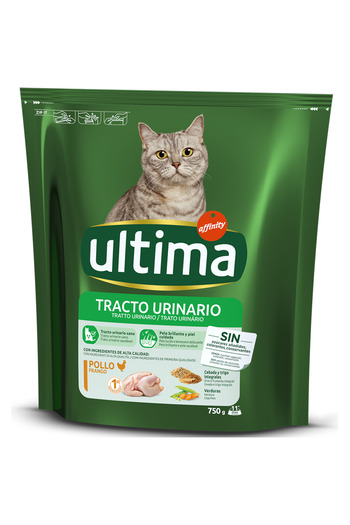 ULTIMA Urinary Tract dry cat food, with chicken, 750 g