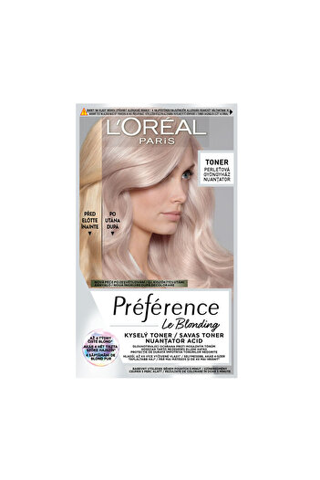 L'Oreal Paris Nuantator acid de par semipermanent L'Oreal Paris Preference Le Blonding Pearly Boost, 174ml