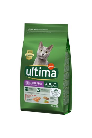 ULTIMA Dry cat food Adult Sterilized, Salmon, 1.5kg
