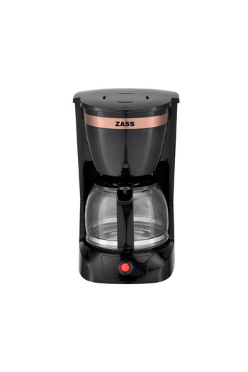 Zass Coffee maker ZCM 20, 1.25 liters, 800 W, Black / Gold