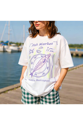 Jose Clothing Premium Oversize κοντομάνικο μπλουζάκι με στάμπα