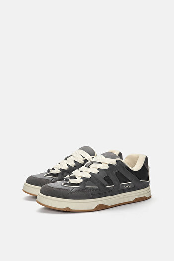 Pull & Bear Multi-panel skate trainers